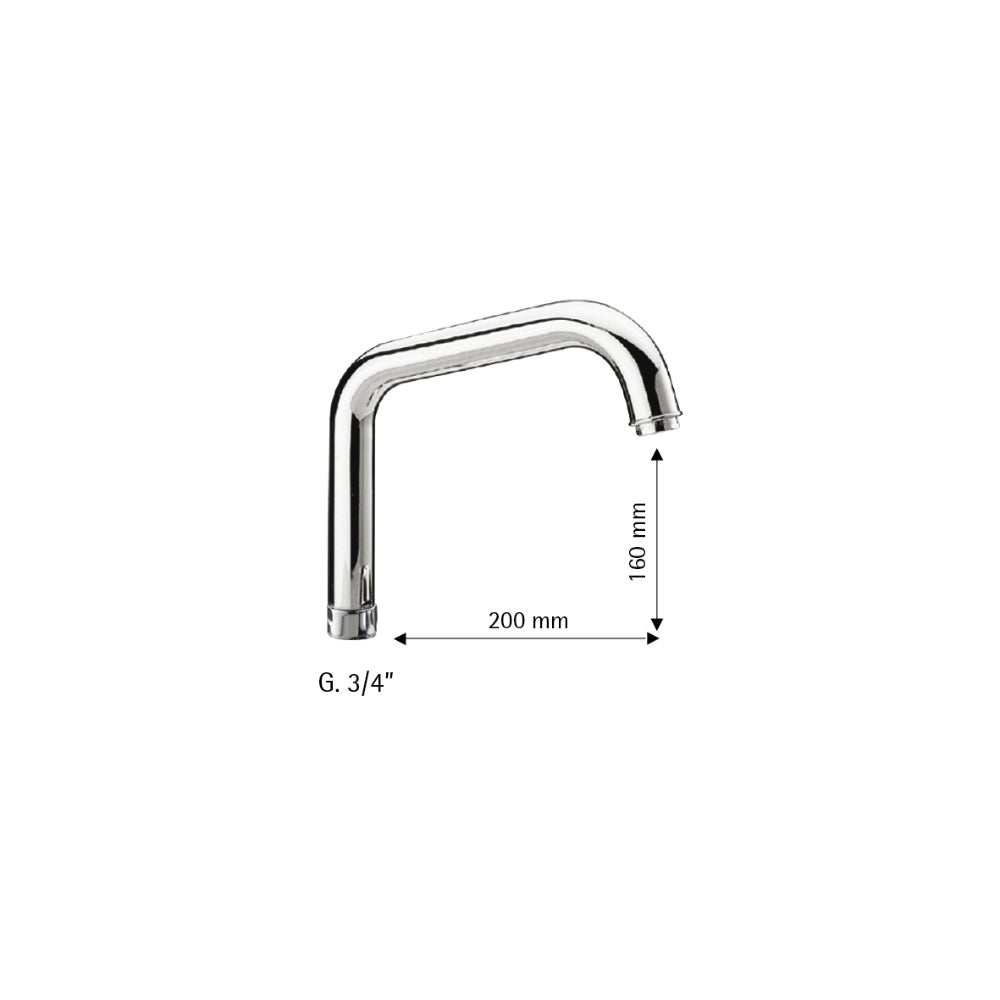 Miscelatore lavello cucina "Fromac" bocca "L"