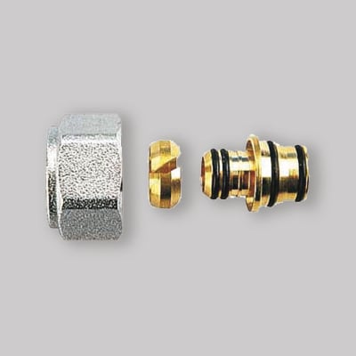 Adattatore per tubi multistrato con calotta 24 x 19